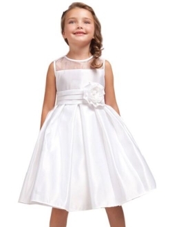 Kid Collection Girls Simply Satin Dress