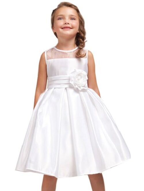 Kid Collection Girls Simply Satin Dress