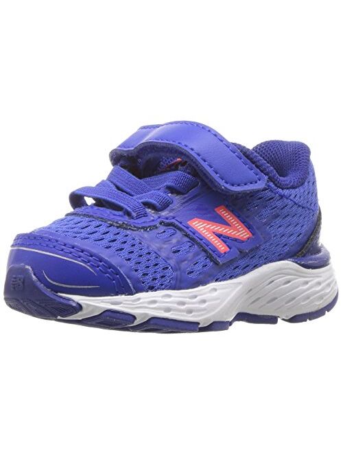 New Balance Kids' 680V5 Hook and Loop Running Shoe