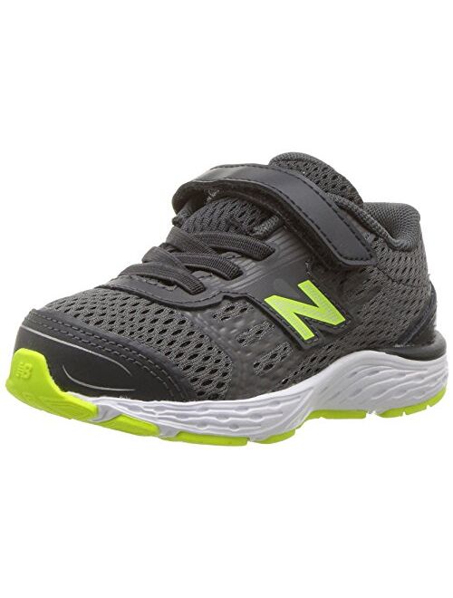 New Balance Kids' 680V5 Hook and Loop Running Shoe