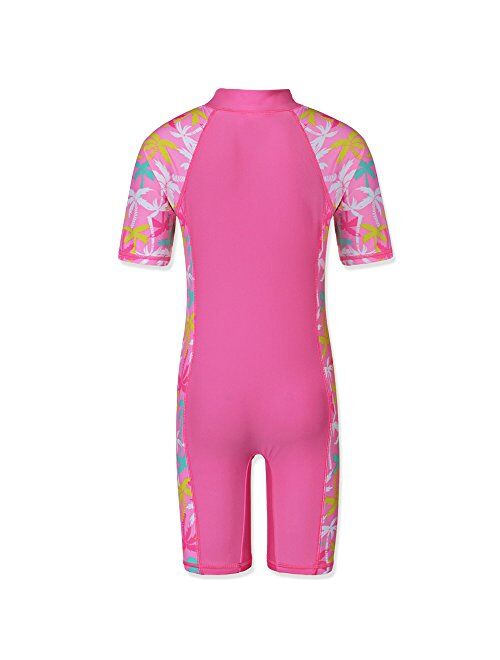 Buy TFJH E Girls Swimsuit UPF 50+ UV One Piece Swimwear Little ...