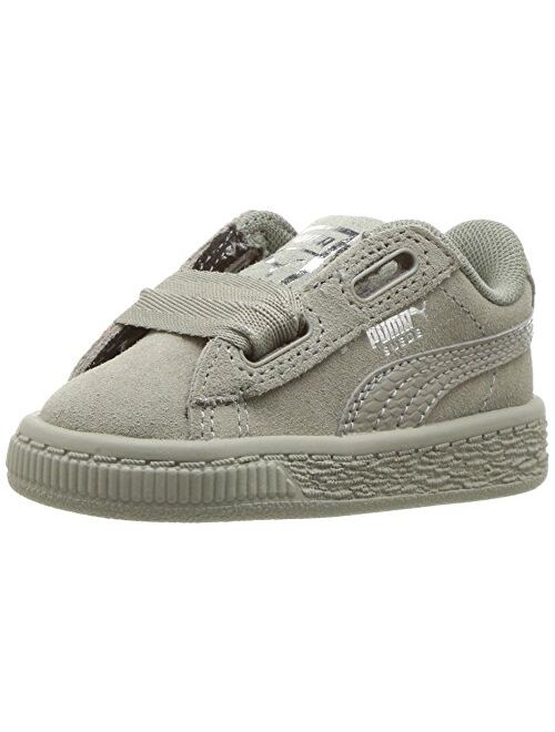 PUMA Unisex-Kids Suede Heart Snk