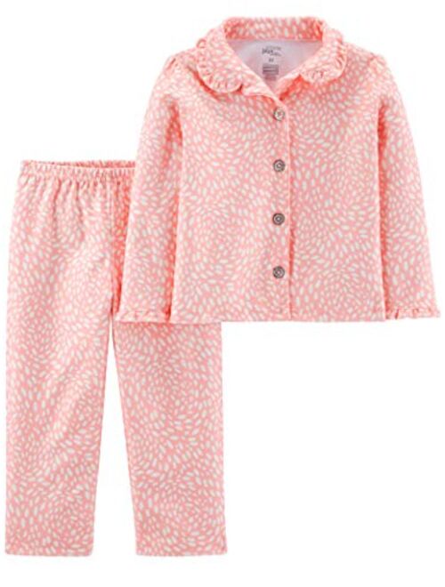 Simple Joys by Carter's Baby and Toddler Girls' 2-Piece Coat Style Pajama Set