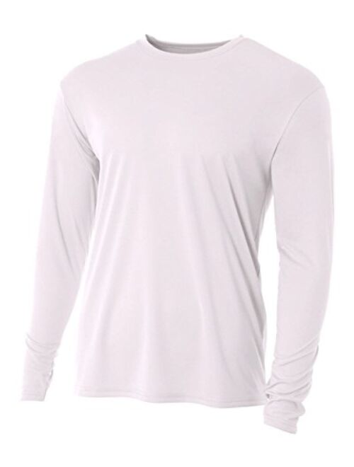 A4 Youth Cooling Performance Crew Long Sleeve