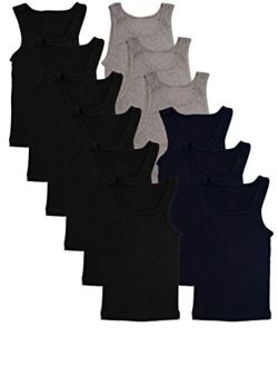 Brix Girls' Toddler Undershirts Cami - 4 Pack Tank Nepal