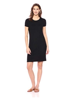 Amazon Brand - Daily Ritual Women's Cozy Knit Open Crew Neck Dress