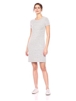 Amazon Brand - Daily Ritual Women's Cozy Knit Open Crew Neck Dress