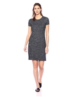 Amazon Brand - Daily Ritual Women's Cozy Knit Open Crew Neck Dress