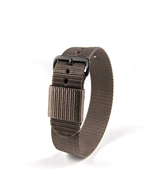 Marathon Watch Ballistic Nylon Watch Band, Military Grade with Stainless Steel, Non-Magnetic Buckle