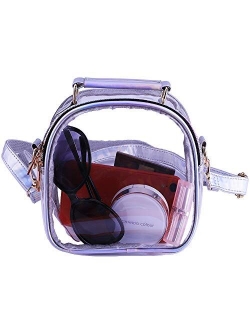 Y&R Direct Clear Purse Crossbody Bag Clear Handbag Tote Bag Stadium Approved Large PVC