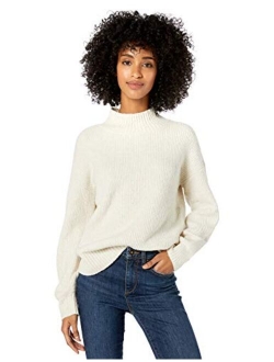 Amazon Brand - Goodthreads Women's Boucle Shaker Stitch Balloon-Sleeve Sweater