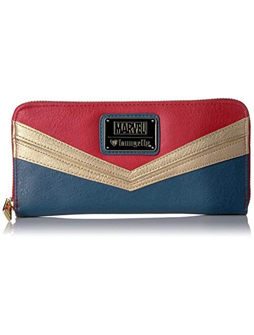 Loungefly Marvel Captain Marvel Zip Around Wallet