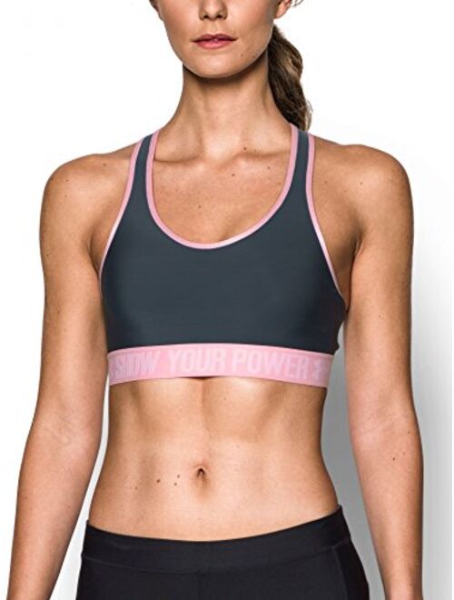 Under Armour Women's Power In Pink Mid Bra