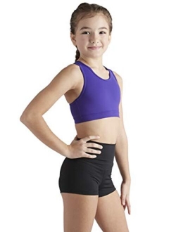 Liakada Girls Stylish & Supportive Basic Sports Bra with Integrated Bra Shelf Liner Dance, Gym, Yoga, Cheer!