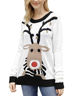 Sovoyontee Women's Cute Funny Hilarious Ugly Christmas Sweater