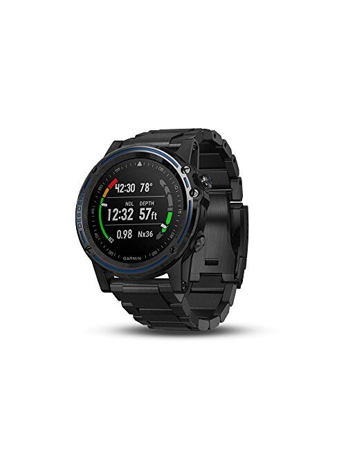 Garmin Descent Mk1, Watch-Sized Dive Computer with Surface GPS, Includes Fitness Features