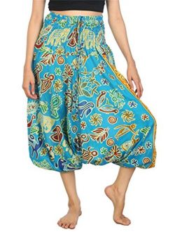 Buy LOFBAZ Harem Pants for Women Elephant Yoga Boho Hippie