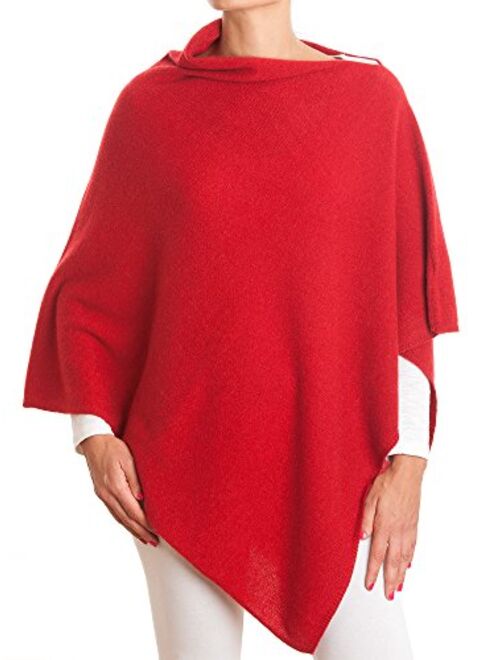 DALLE PIANE CASHMERE - Poncho 100% Cashmere - Made in Italy