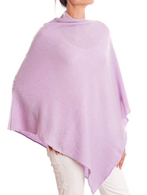 DALLE PIANE CASHMERE - Poncho 100% Cashmere - Made in Italy