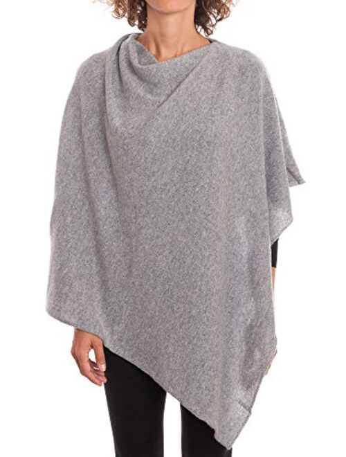 DALLE PIANE CASHMERE - Poncho 100% Cashmere - Made in Italy