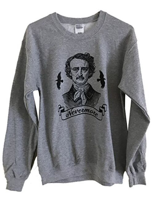 Friendly Oak Unisex Edgar Allan Poe Sweatshirt