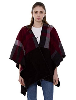 BSB LL Blanket Open Front Poncho Ruana Knit Cardigan Sweater Shawl Wrap Many Styles