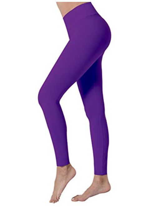 VALANDY High Waisted Leggings for Women Stretch Tummy Control Workout Running Yoga Pants Reg&Plus Size