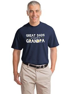 Great Dads get Promoted to Grandpa! | Funny Grandfather Humor Unisex T-Shirt