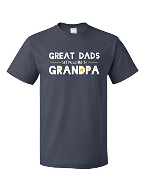 Great Dads get Promoted to Grandpa! | Funny Grandfather Humor Unisex T-Shirt