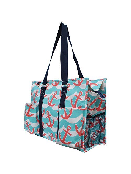 Ocean Themed Prints NGIL Large Travel Caddy Organizer Tote Bag