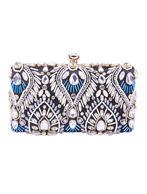 Crossbody Clutch Evening Bag for Women Formal Classic Clutch Handbag Purse Totes