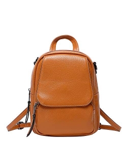 Mini Leather Backpack Fashion Leather Shoulder handbag Convertible Small Crossbody Bag for Women