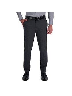 J.M. Haggar Men's 4-Way Stretch Dress Pant - Slim Fit Flat Front