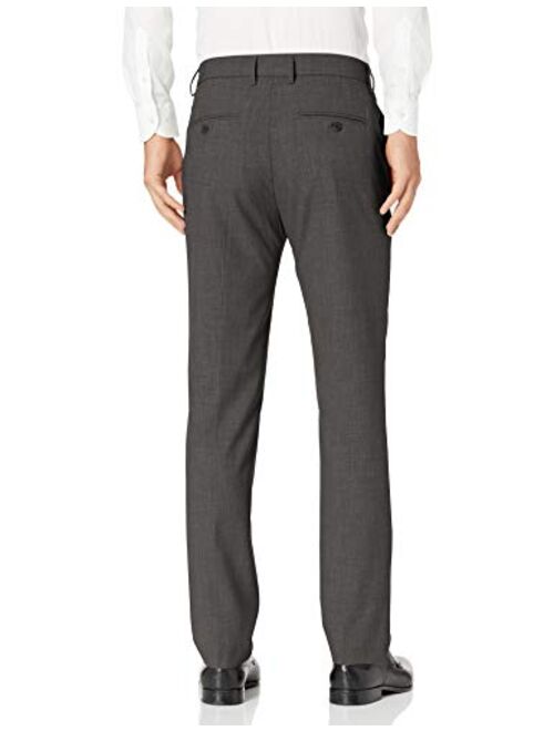 J.M. Haggar Men's 4-Way Stretch Dress Pant - Slim Fit Flat Front