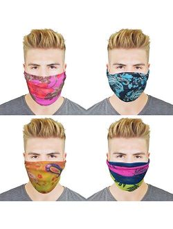 Xunny Bandanas face mask, Multifunctional bandana for man, skull bandana for man, bandana for Men & Women head wrap,scarf