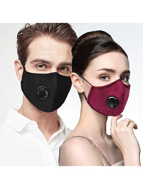 Reusable Face Bandanas, Face with Earloop 4 Pcs