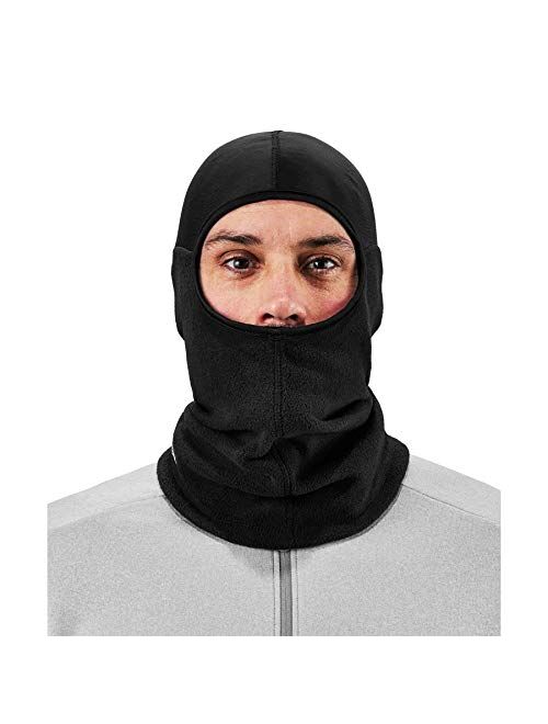 Balaclava with Spandex Top, Comfortable Wear Under Helmet, Winter Face Mask, Ergodyne N-Ferno 6822,Black