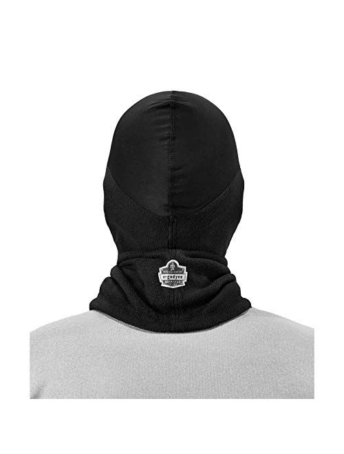 Balaclava with Spandex Top, Comfortable Wear Under Helmet, Winter Face Mask, Ergodyne N-Ferno 6822,Black