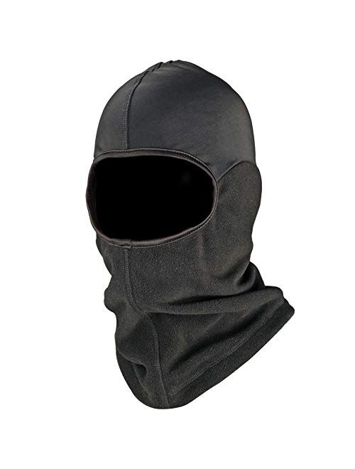 Balaclava with Spandex Top, Comfortable Wear Under Helmet, Winter Face Mask, Ergodyne N-Ferno 6822,Black