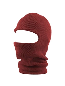 The Hat Depot Made in USA Unisex Thick and Long Face Ski Mask Winter Beanie