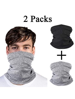 Scarf Bandanas Neck Gaiter With Safety Carbon Filters, Magical Multi-purpose Face Cover For Men Women 12pcs