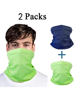 Scarf Bandanas Neck Gaiter With Safety Carbon Filters, Magical Multi-purpose Face Cover For Men Women 12pcs