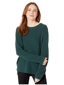 Amazon Brand - Goodthreads Women's Cotton Shaker Stitch Crewneck Sweater