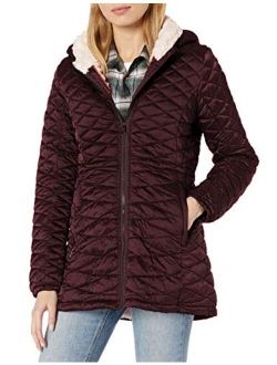 Women's Quilted Anorak with Hood