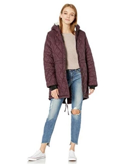 Women's Quilted Anorak with Hood