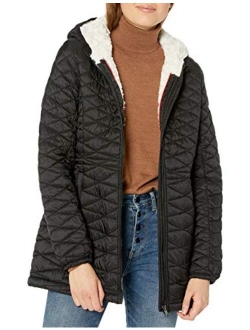 Women's Quilted Anorak with Hood