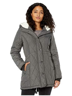 Women's Quilted Anorak with Hood