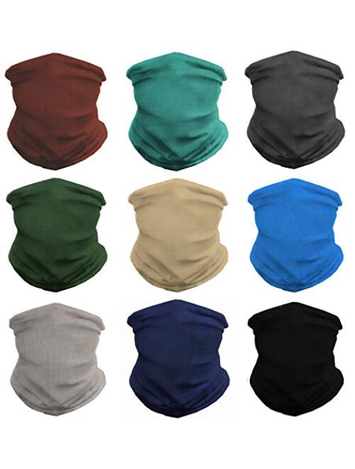 Headwear Headband Bandana Neck Gaiter - WONBURY Headwrap Balaclava Facemask Seamless for Outdoor