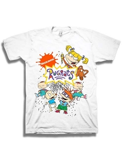 Nickelodeon Men's 90's Classic T-Shirt - Rugrats, Hey Arnold, All That - Vintage Throwback Tee