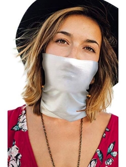 Face Mask Bandana Neck Gaiter Made in USA for Dust Outdoors Festival Activities